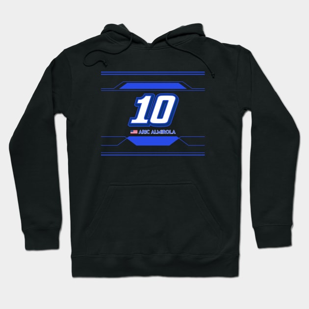 Aric Almirola #10 2023 NASCAR Design Hoodie by AR Designs 